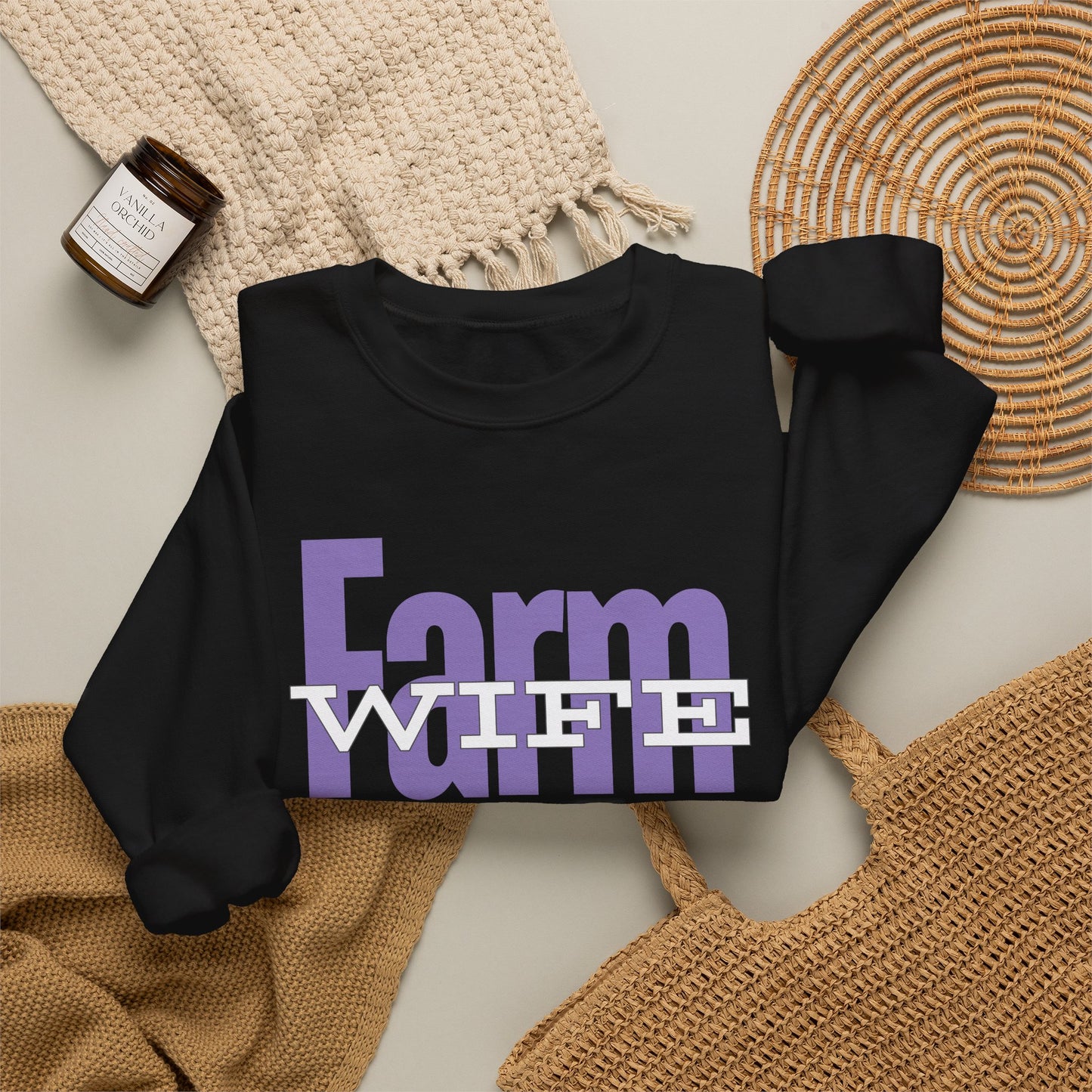 Farm Wife Crewneck Sweatshirt