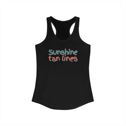 Summer Sunshine Tan Lines Tank Top