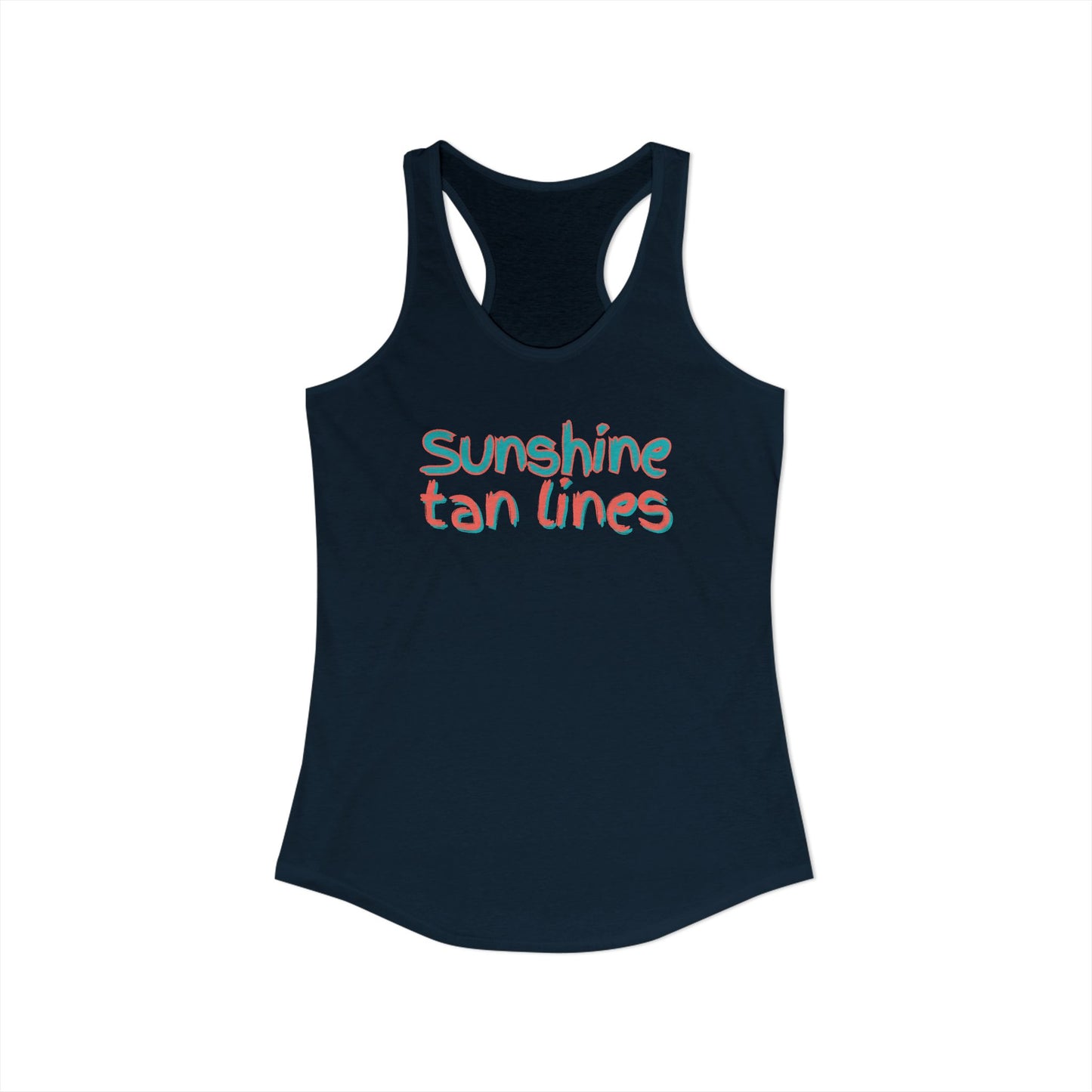 Summer Sunshine Tan Lines Tank Top