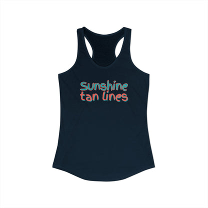 Summer Sunshine Tan Lines Tank Top