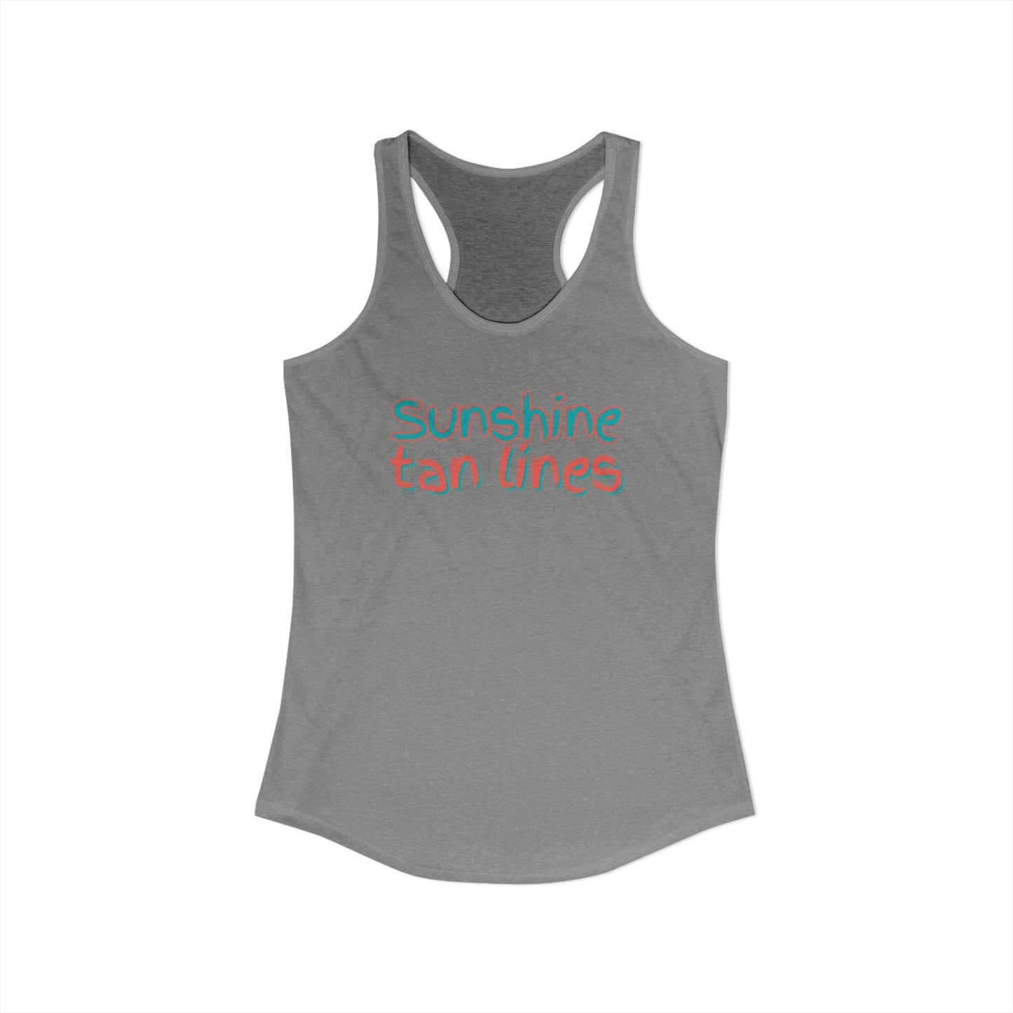 Summer Sunshine Tan Lines Tank Top