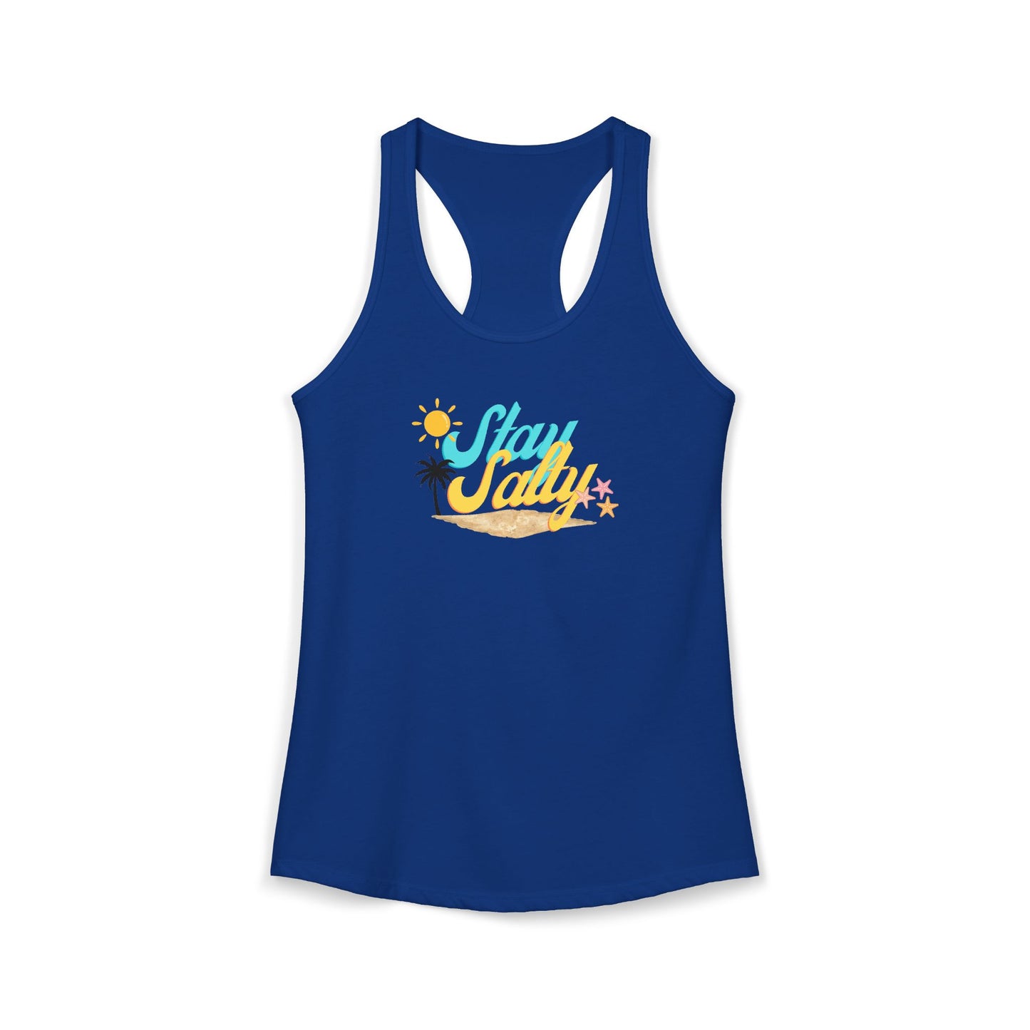 Stay Salty Sun and Beach Racerback Tank Top