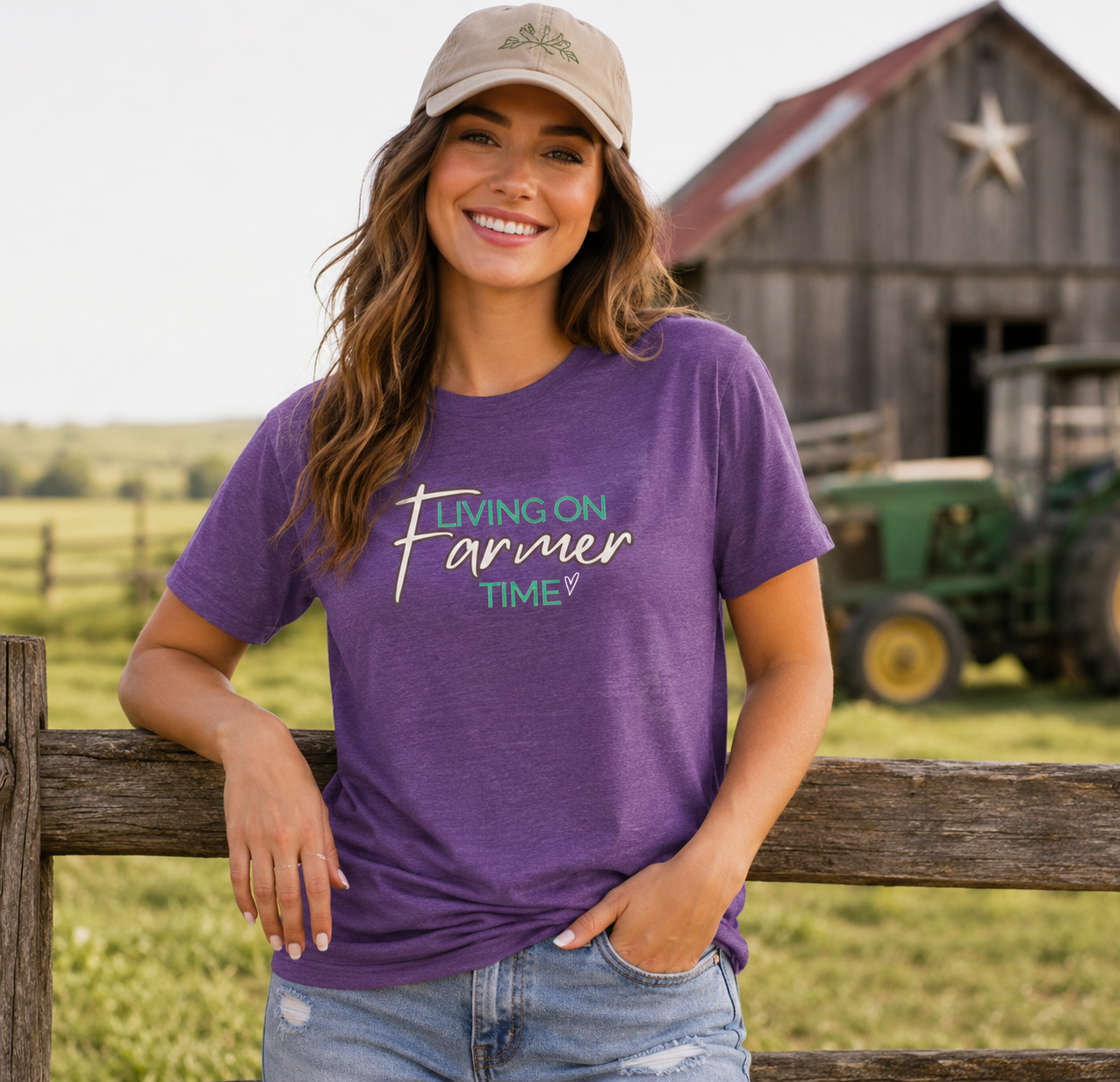 Living on Farmer Time Tee
