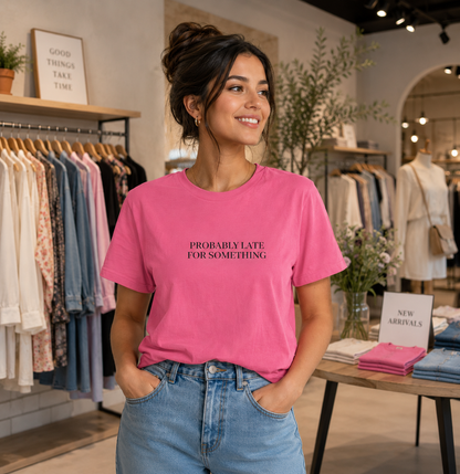 Probably Late For Something Tee