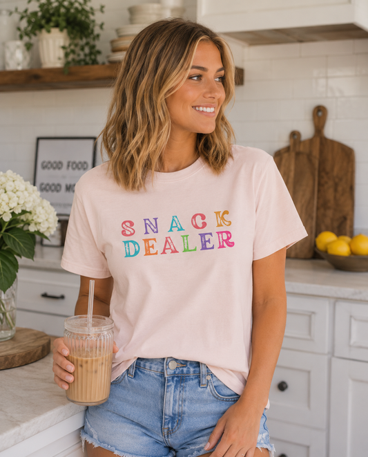 Snack Dealer Mom Tee