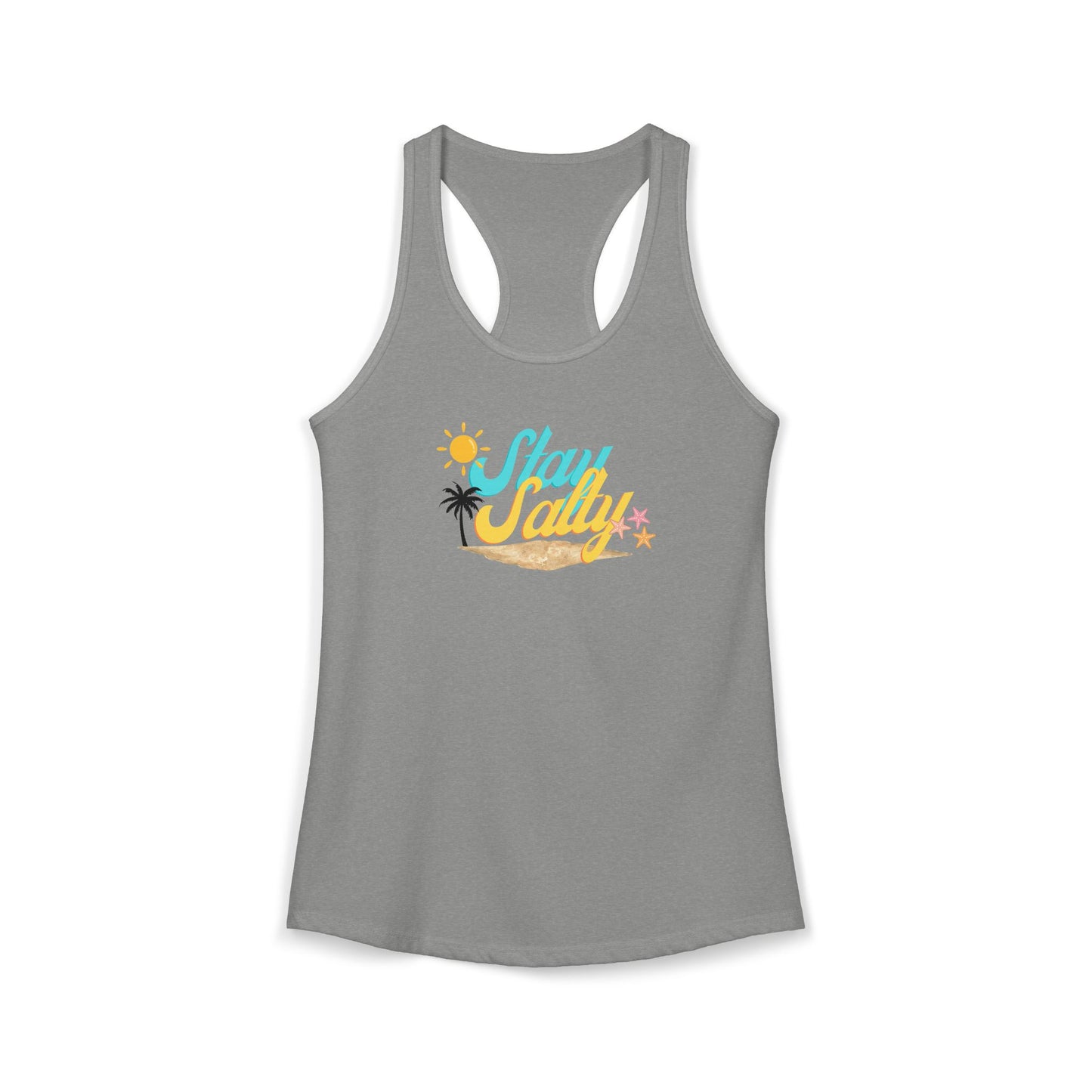 Stay Salty Sun and Beach Racerback Tank Top