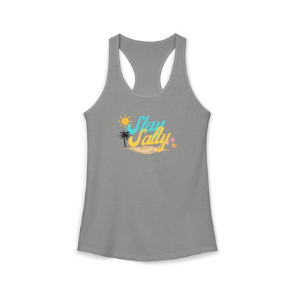 Stay Salty Sun and Beach Racerback Tank Top