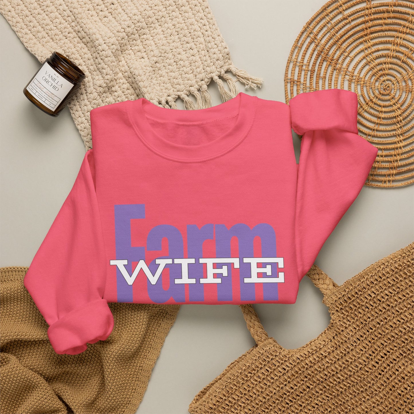 Farm Wife Crewneck Sweatshirt